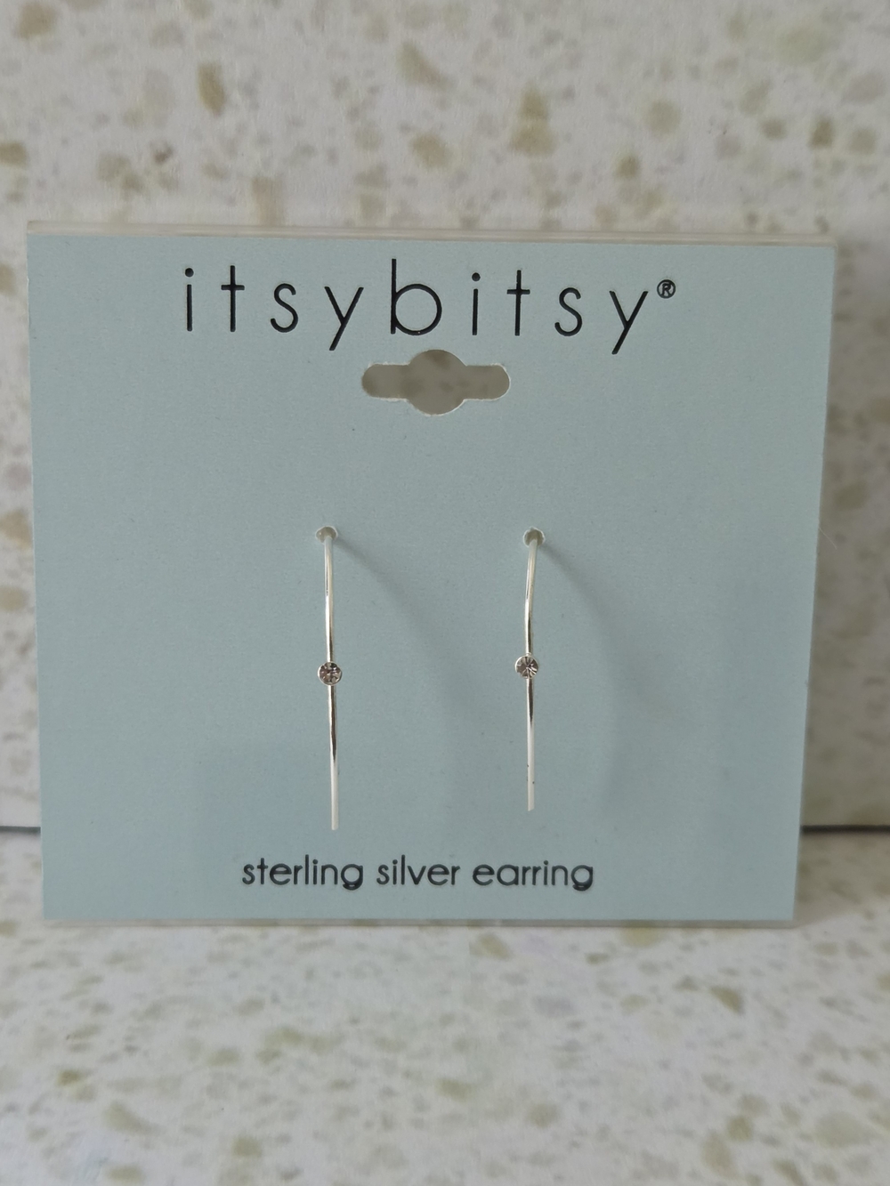 Sterling Silver Dainty Drop Earrings